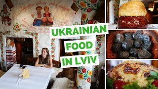 Ukrainian Food Review  5 traditional dishes to eat in Lviv Ukraine [upl. by Riebling]