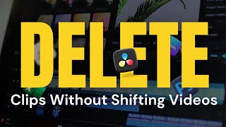 Delete Clips Without Moving Other Videos in DaVinci Resolve 19 [upl. by Asoj]