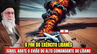 O Fim do Exército Libanês Israel Ab4te o Avião do Alto Comandante do Líbano [upl. by Sternick]