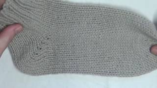 How to Knit Socks for Beginners Part 1of 3 [upl. by Hui]