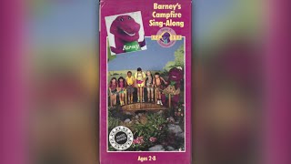 Barney’s Campfire SingAlong 1990  1991 VHS [upl. by Ellehs]