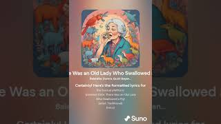 There Was an Old Lady Who Swallowed a Fly NurseryRhymes [upl. by Starlin]