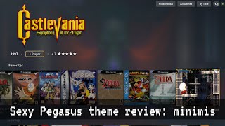 Amazing Pegasus FE theme on Android Minimis amp RetroArch emulator software [upl. by Llennhoj]