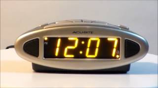 AcuRite 13027 Electric Digital LED Alarm Clock with IntelliTime Technology [upl. by Cinda]