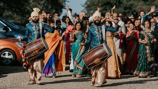 Drummers Delight  Dhol Players  The ULTIMATE Wedding Entrance [upl. by Zorina]