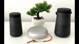 BampO Beosound A1 2nd Gen vs Bose Revolve 2 vs Bose Revolve 2 soundcomparison [upl. by Euqram]