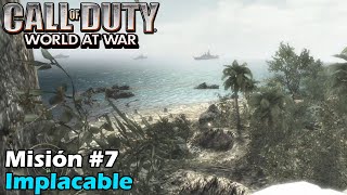 Call of Duty World at War  Misión 7  Implacable 1080p  Xbox One [upl. by Woothen]