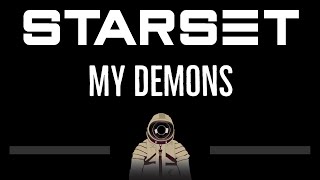 Starset • My Demons CC 🎤 Karaoke Instrumental Lyrics [upl. by Ellehcim]