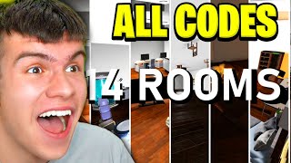 ALL 14 ROOM CODES In Roblox Escape Room [upl. by Alison369]