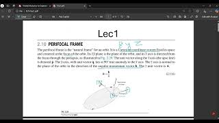 Orbital Mechanics  ch2 PERIFOCALFRAME [upl. by Kafka]