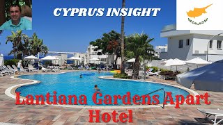 Lantiana Gardens Apart Hotel Protaras Cyprus  A Tour Around [upl. by Anirbak]