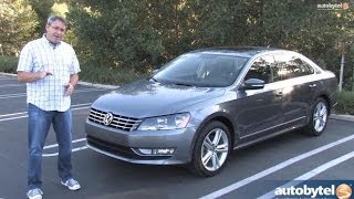 2014 Volkswagen Passat Test Drive Video Review [upl. by Arebma]