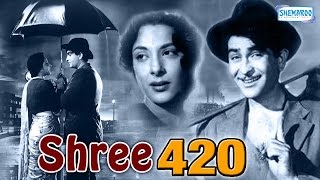 Shree 420  Raj Kapoor Nadira and Lalita Pawar  Bollywood Evergreen Movie [upl. by Noland530]