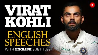 ENGLISH SPEECH  VIRAT KOHLI RapidFire Questions English Subtitles [upl. by Butta]