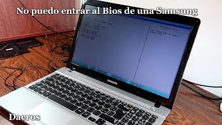 No puedo entrar al Bios de una Samsung [upl. by Agnola]