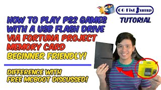 How to Play Games via USB on PS2 using FORTUNA PROJECT  Free Mcboot Alternative [upl. by Elleral]