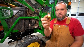 Installing a Block Heater on a John Deere Tractor [upl. by Hafeenah700]