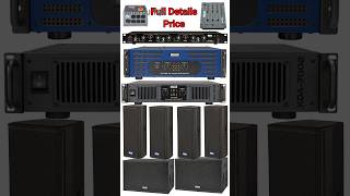 Ahuja Full DJ Setup XDA 7002 amp LXA 2400 amp Swx 2100 amp Spx 710 amp Price  ahuja djsetup shorts dj [upl. by Yentirb78]