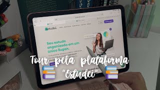 PLATAFORMA PARA REVOLUCIONAR SEUS ESTUDOS ESTUDEI  MOSTRANDO TUDO SOBRE ELA 💚👩‍💻📚🎯 [upl. by Oenire720]