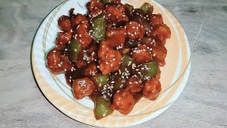 Delicious Soya Chilli Recipe  Soya Manchurian  Soya Chunks  Best Soyabean Recipe [upl. by Apollus]