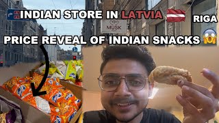 Indian Store In Latvia  Musk  Tried kurkure after so long expensive😱 [upl. by Ahsitan]