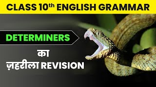 Determiners in English Grammar  Class 10 English Grammar 202223 [upl. by Dilan]