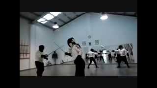 Entrenamiento espada ropera  Rapier sword training [upl. by Monson374]