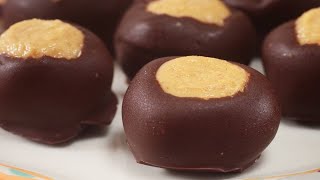 Buckeye Candy Recipe Demonstration  Joyofbakingcom [upl. by Afnin719]