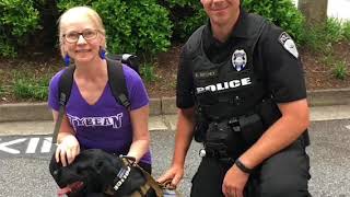 Alpharetta Department of Public Safety  Ofc Phillip Ritchey and K9 Raider [upl. by Grobe563]