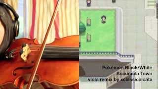 Pokémon BlackWhite  Accumula Town Viola Remix [upl. by Alfy]