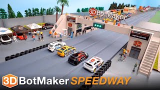 NEW Track Reveal Trailer  3DBotMaker Speedway [upl. by Ataymik]