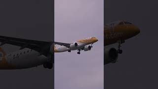 Scoot Embraer E190E2 Koh Samui to Singapore 9VTHB [upl. by Afatsuom215]