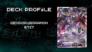 Deck Profile  DexDorugoramon BT17 [upl. by Gabrielson]