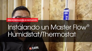 Master Flow Power Attic Vent HumidistatThermostat Replacement  Serie de Instalación Ventilación [upl. by Yentihw]