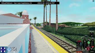 San Juan Capistrano Railcam ROBLOX [upl. by Ahsenat]