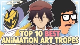 Top 10 BEST Animation Art Tropes And I Draw Them All  SPEEDPAINT  COMMENTARY [upl. by Richman]