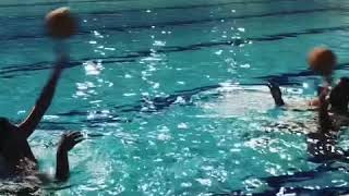 Water polo passing drill Goalies 01 [upl. by Wakeen82]