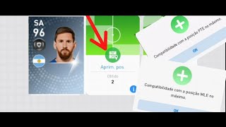 APRENDA USAR O NOVO ITEM APRIMORAMENTO DE HABILIDADES PES 2019 MOBILE [upl. by Okoyik]