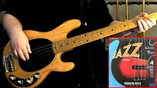 THOMASTIK JF344 Jazz Flat Wound 43100 fresh set improv on Ernie Ball MUSIC MAN StingRay [upl. by Antone]