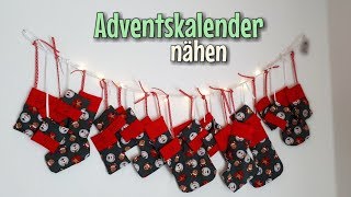 Adventskalender  Nähanleitung  Für Anfänger  Nähtinchen [upl. by Elna381]