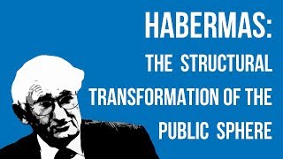 Habermas The Structural Transformation of the Public Sphere [upl. by Sualkin]