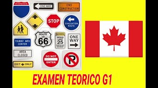 G1 EN ESPAÑOL EXAMEN TEORICO 2 [upl. by Wayolle45]