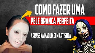 COMO USAR CLOWN BRANCO  TUTORIAL DE MAQUIAGEM ARTÍSTICA [upl. by Natsirc]