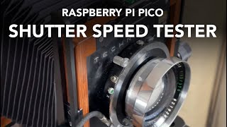 DIY shutter speed tester for Large Format lenses [upl. by Aneed]