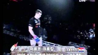 Mirko Crocop entrance Pride gp 2005wmv [upl. by Yentnuoc]