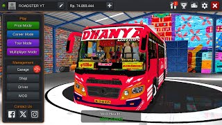 NEW TATA BS4 TECHNO COACH MOD FOR BUS SIMULATOR INDONESIA  live bussid [upl. by Ostler]