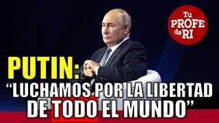 PUTIN SOBRE EEUU quotDICTADURA HEGEMÓNICA DECRÉPITAquot VS LA QUE RUSIA LUCHA [upl. by Hashum]