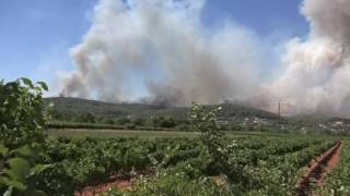 Incendie dans le var LC VIDEO [upl. by Ahsimal]