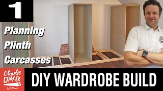 DIY Fitted Wardrobe Build with Basic Tools  Video 1  PLINTH amp CARCASSES [upl. by Barbee]