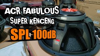 TERBARU  ACR fabulous 18quot PA100182 Mk3  Speaker murah spek istimewa [upl. by Petrick]